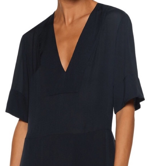 ✨HP!✨NWT A.L.C. Navy Blue Silk Dress - ALC Size 4 - Picture 3 of 7